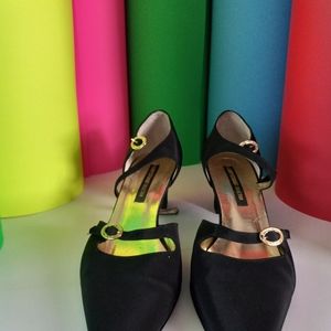 WOMEN'S FORMAL BLACK Shoes, Italian made